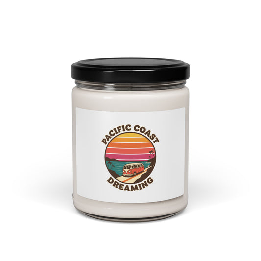 Pacific Coast Dreaming Sunset Candle | Retro 70s Beach Vibes Soy Candle