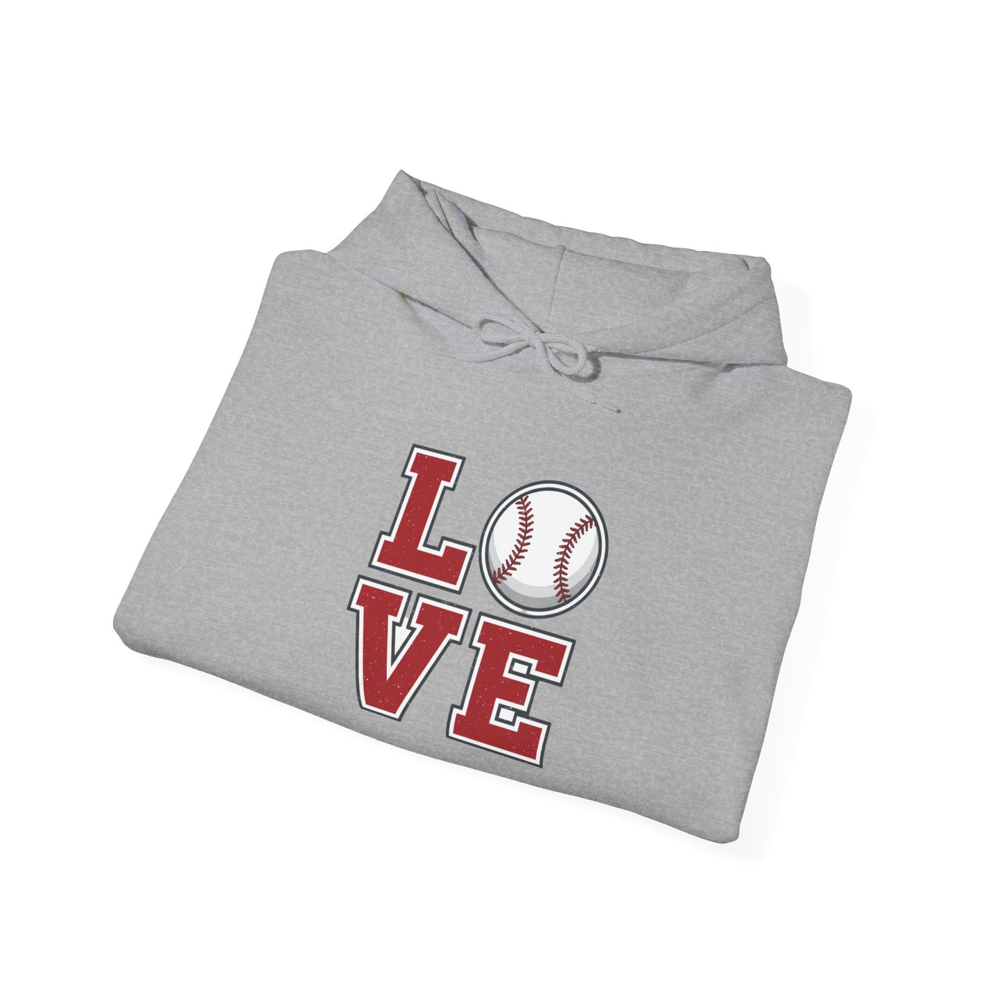 Baseball LOVE Graphic Hoodie | Fan & Mom Game Day Sweatshirt