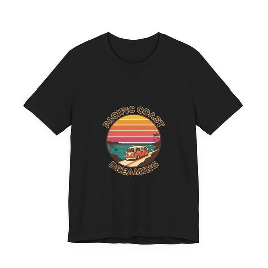 Pacific Coast Dreaming Tee | 70s Sunset Retro Surf Graphic