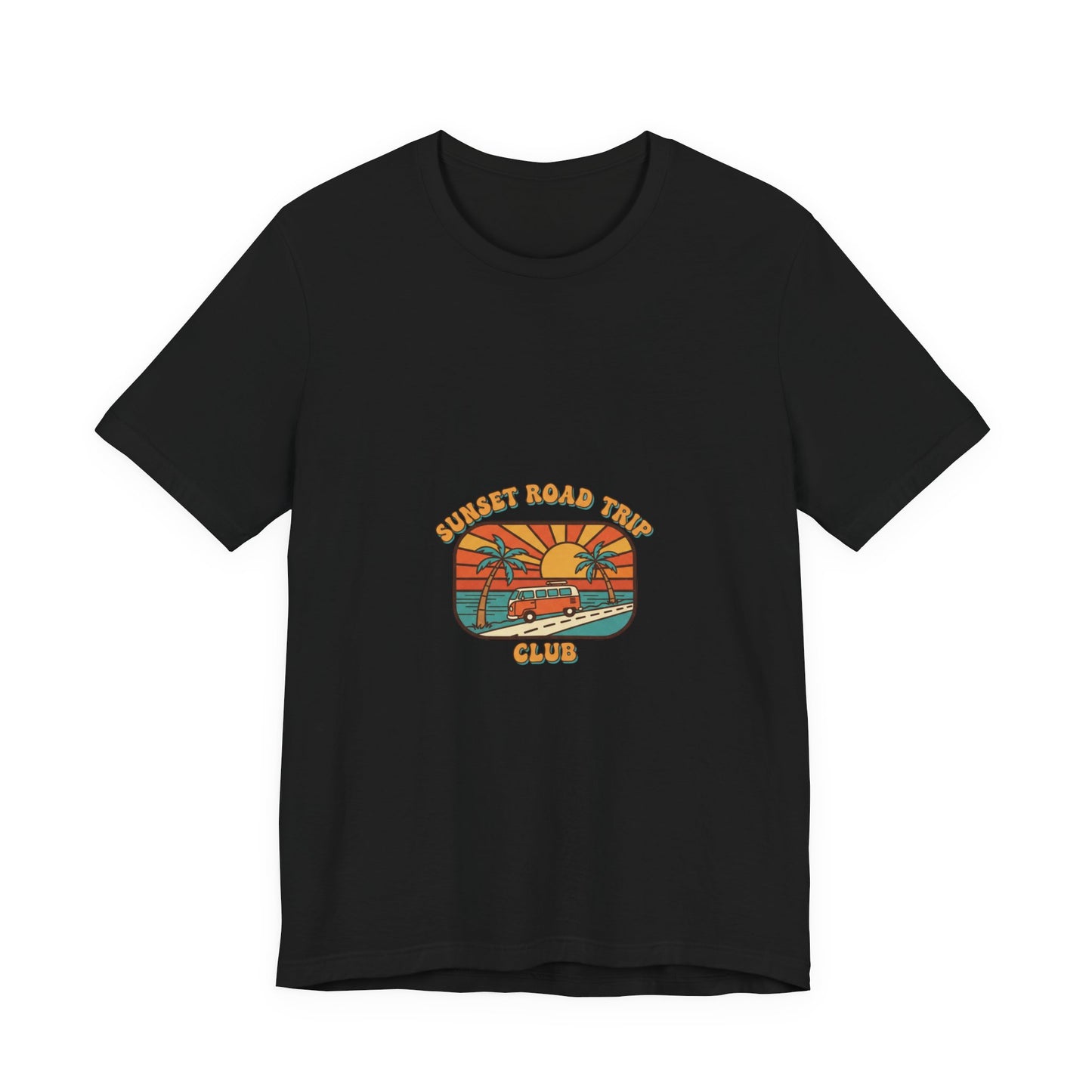 Sunset Road Trip Tee — "Sunset Road Trip Club" Graphic T-Shirt