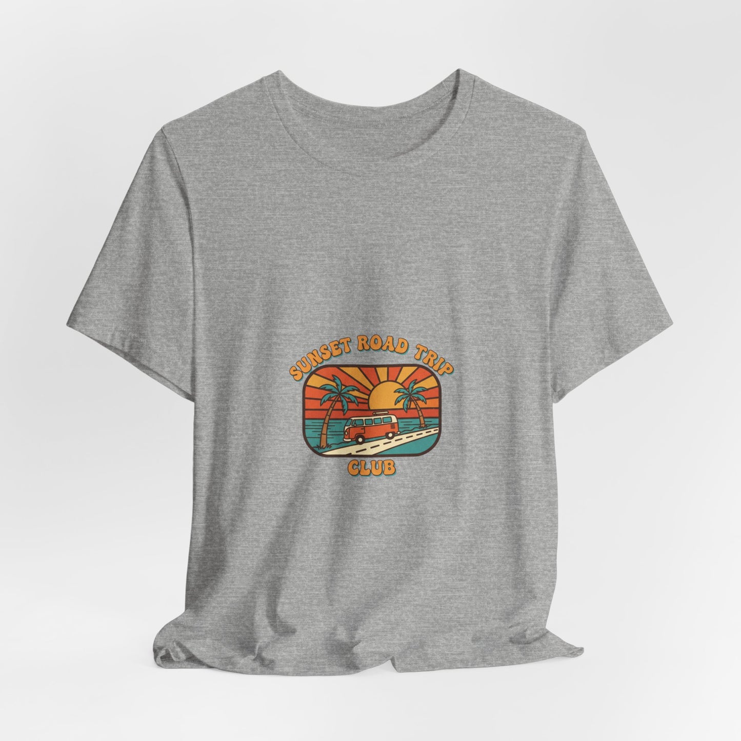 Sunset Road Trip Tee — "Sunset Road Trip Club" Graphic T-Shirt