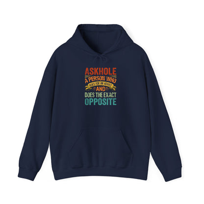Playful Askhole Graphic Hoodie