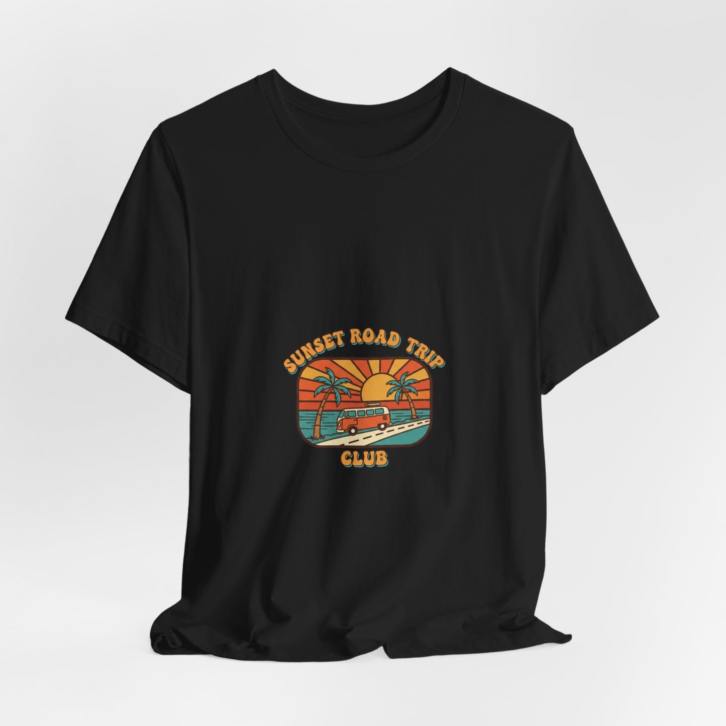 Sunset Road Trip Tee — "Sunset Road Trip Club" Graphic T-Shirt