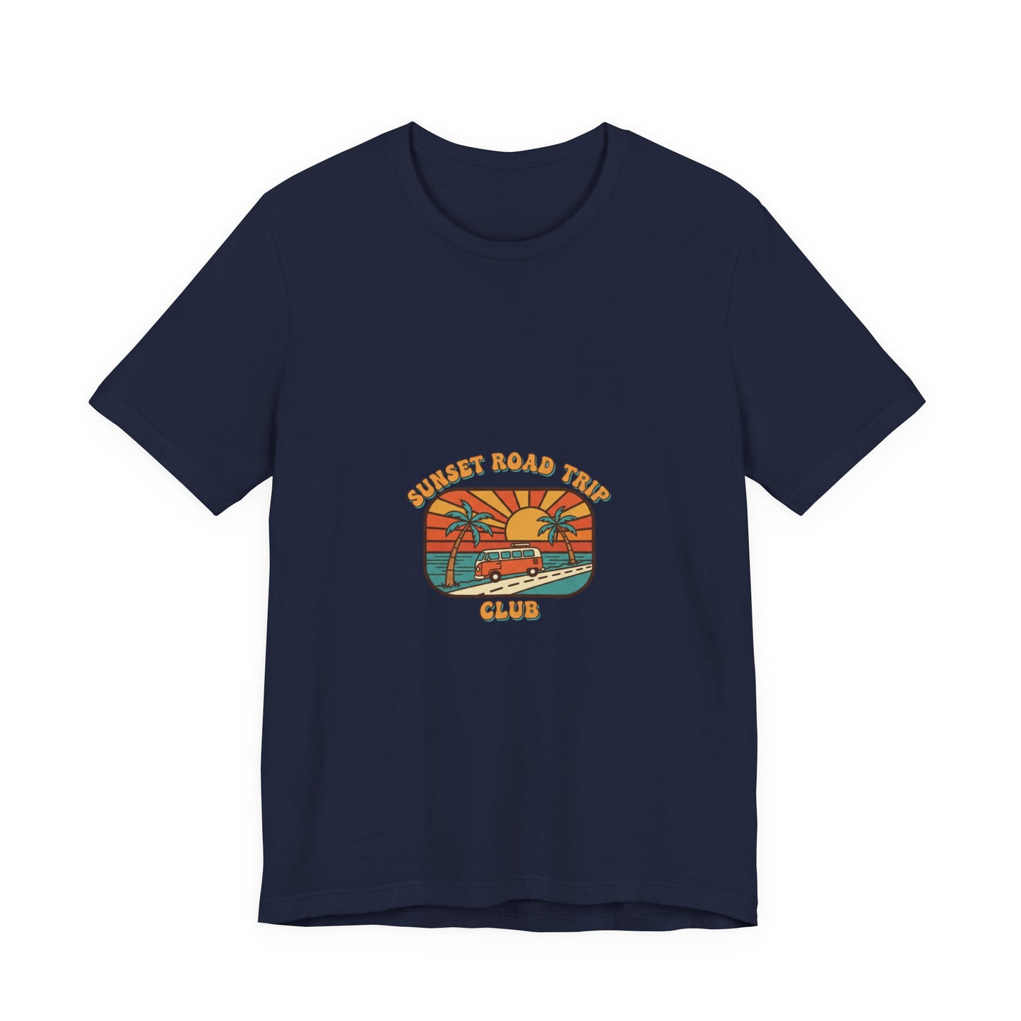 Sunset Road Trip Tee — "Sunset Road Trip Club" Graphic T-Shirt