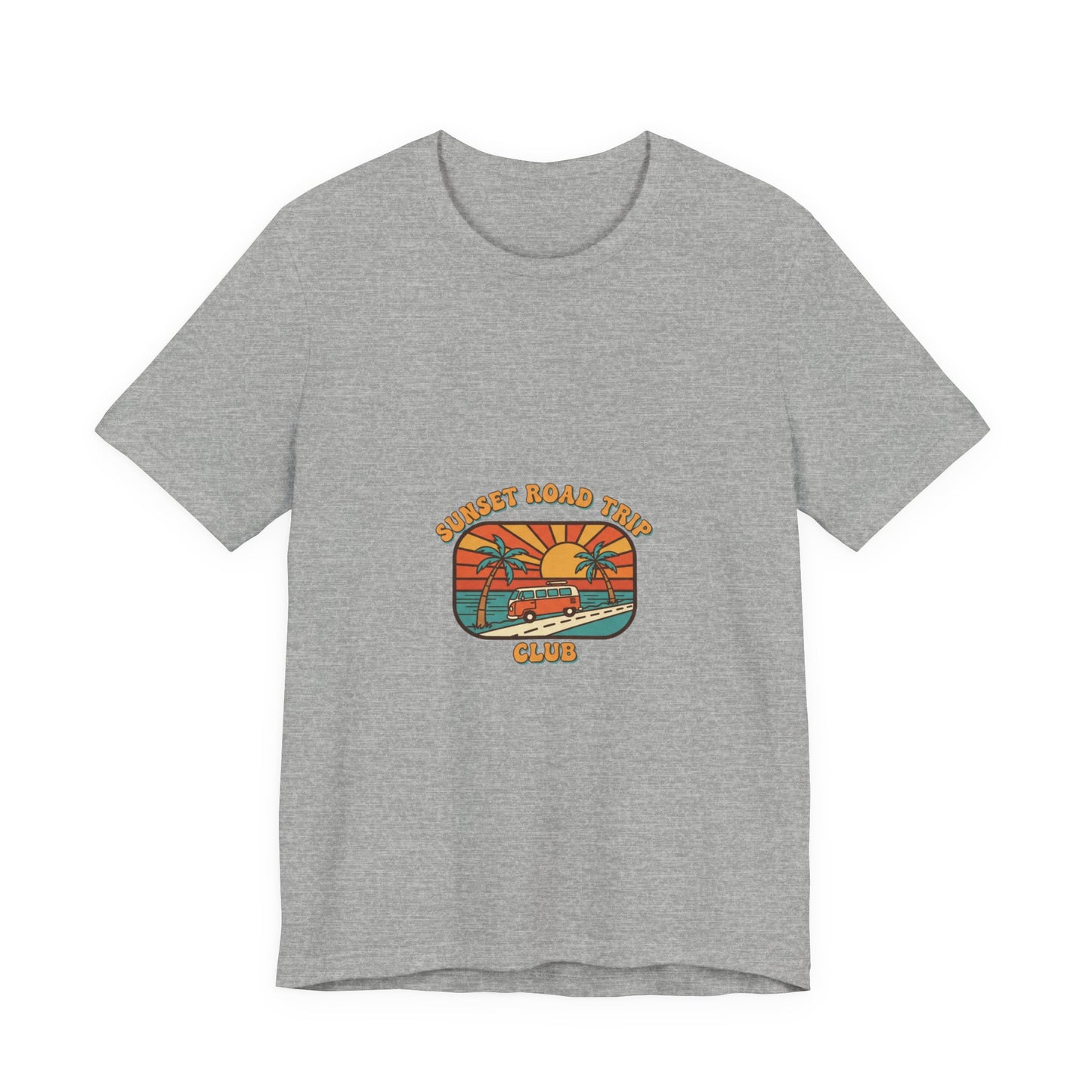 Sunset Road Trip Tee — "Sunset Road Trip Club" Graphic T-Shirt