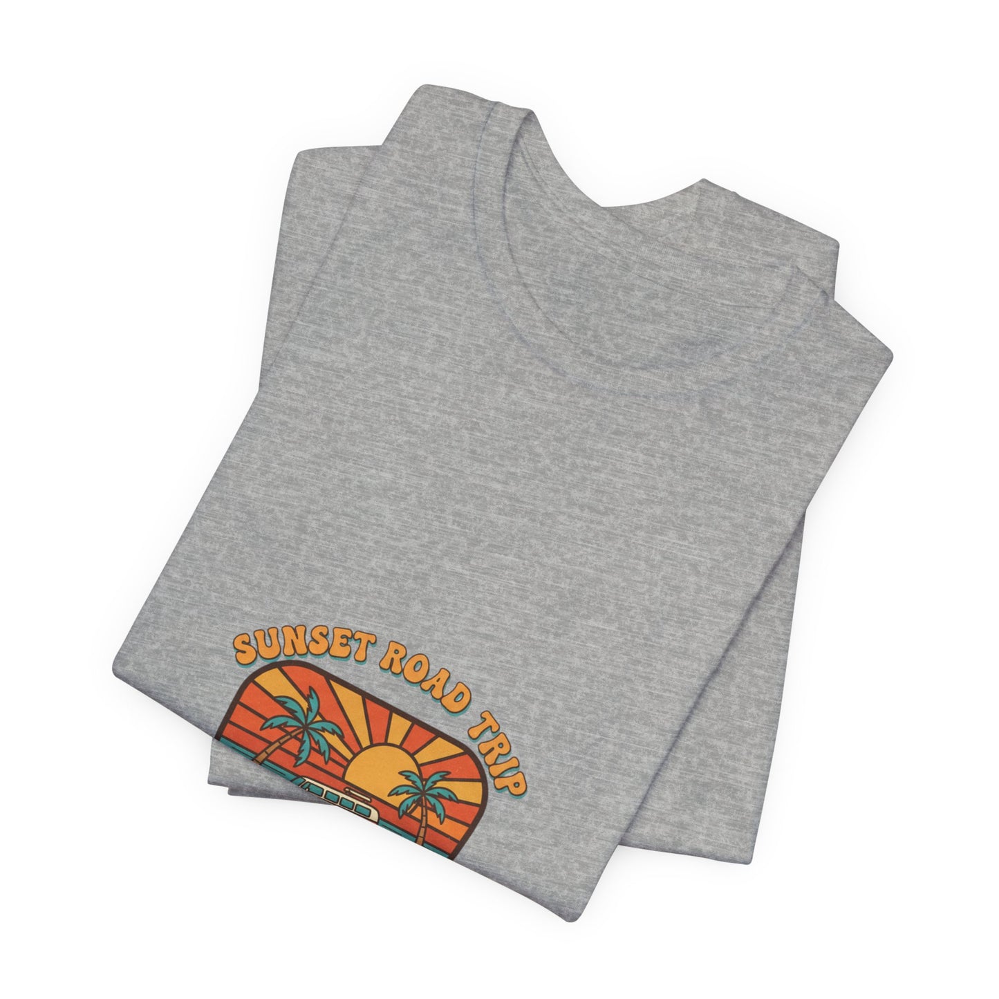 Sunset Road Trip Tee — "Sunset Road Trip Club" Graphic T-Shirt