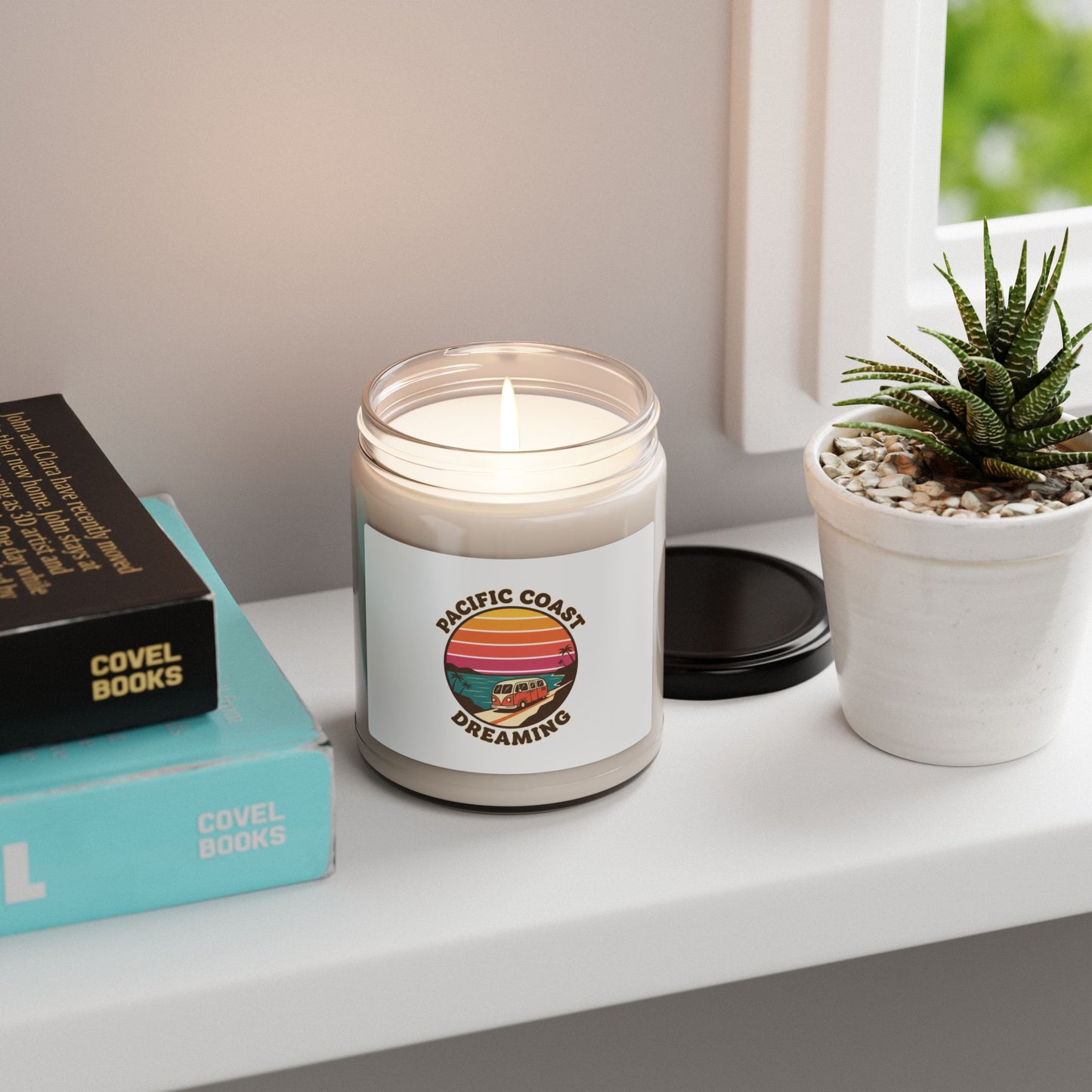 Pacific Coast Dreaming Sunset Candle | Retro 70s Beach Vibes Soy Candle