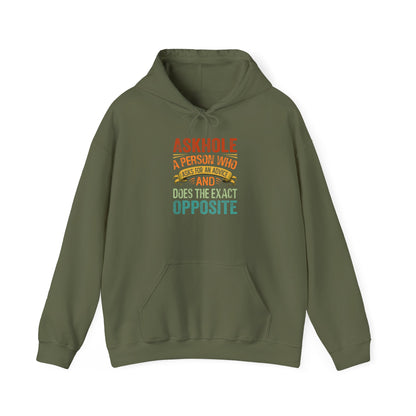 Playful Askhole Graphic Hoodie