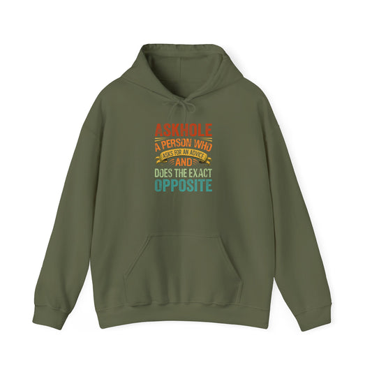 Playful Askhole Graphic Hoodie