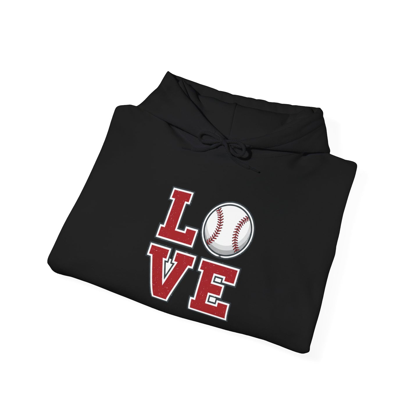 Baseball LOVE Graphic Hoodie | Fan & Mom Game Day Sweatshirt