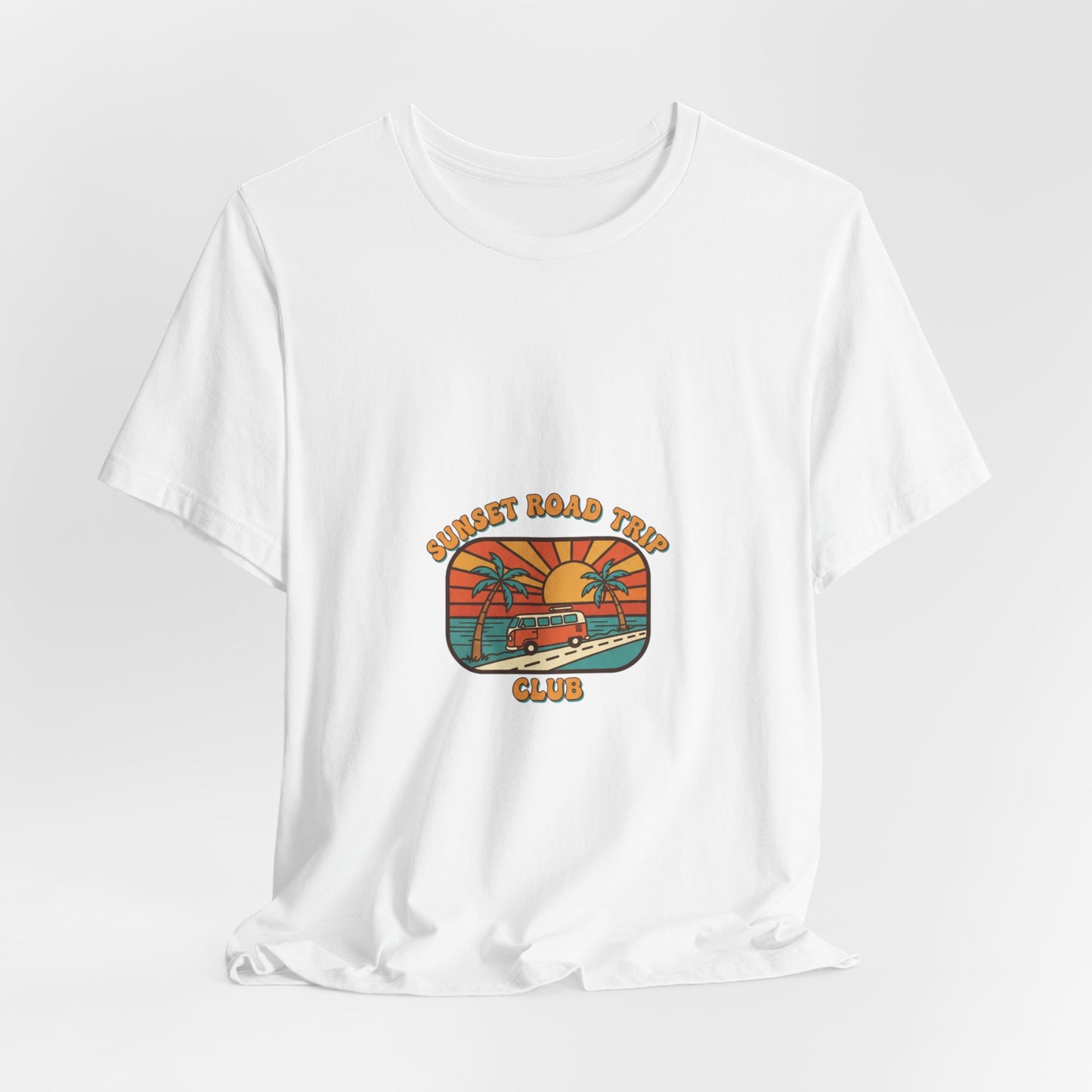 Sunset Road Trip Tee — "Sunset Road Trip Club" Graphic T-Shirt