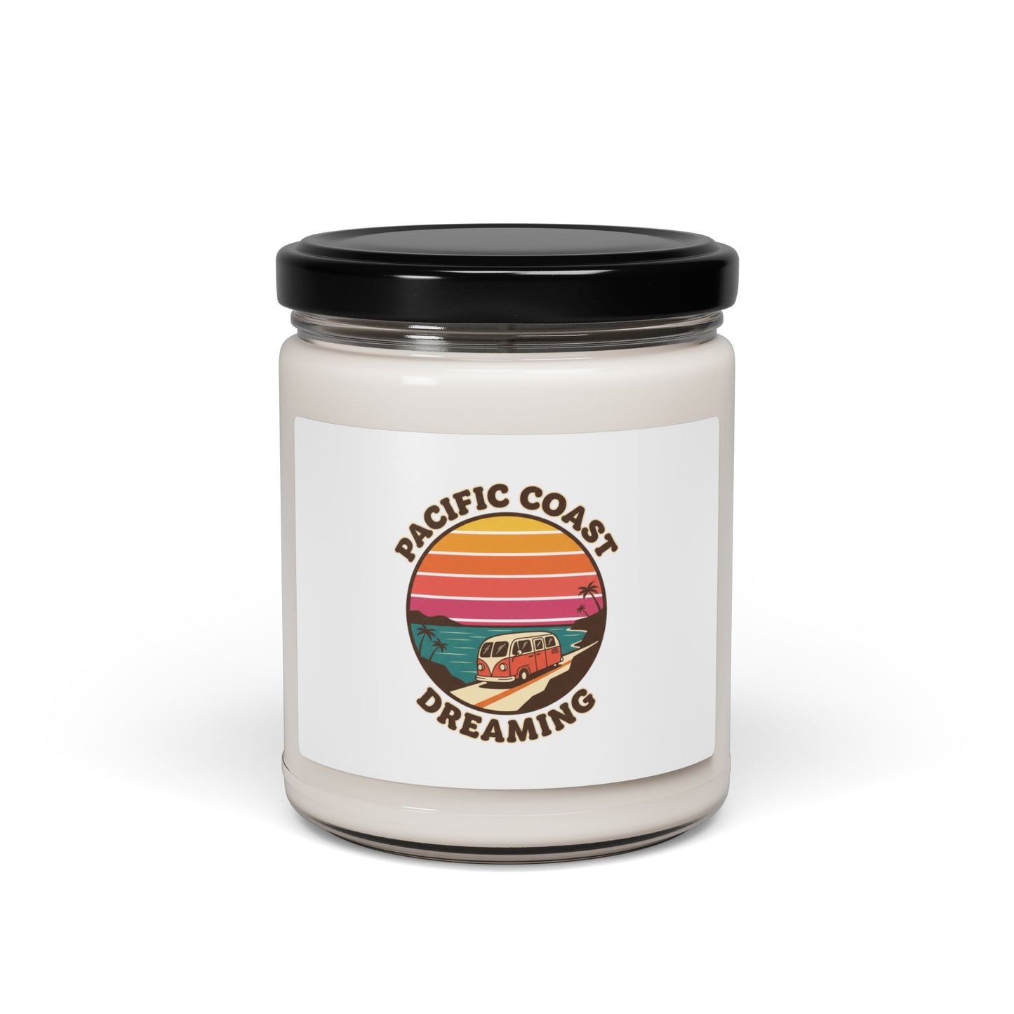 Pacific Coast Dreaming Sunset Candle | Retro 70s Beach Vibes Soy Candle