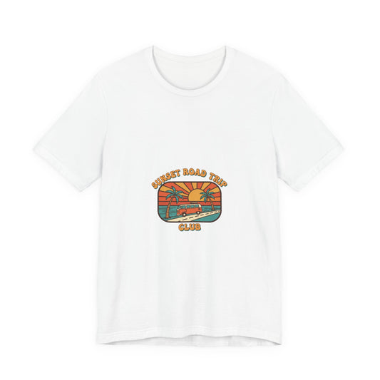 Sunset Road Trip Tee — "Sunset Road Trip Club" Graphic T-Shirt