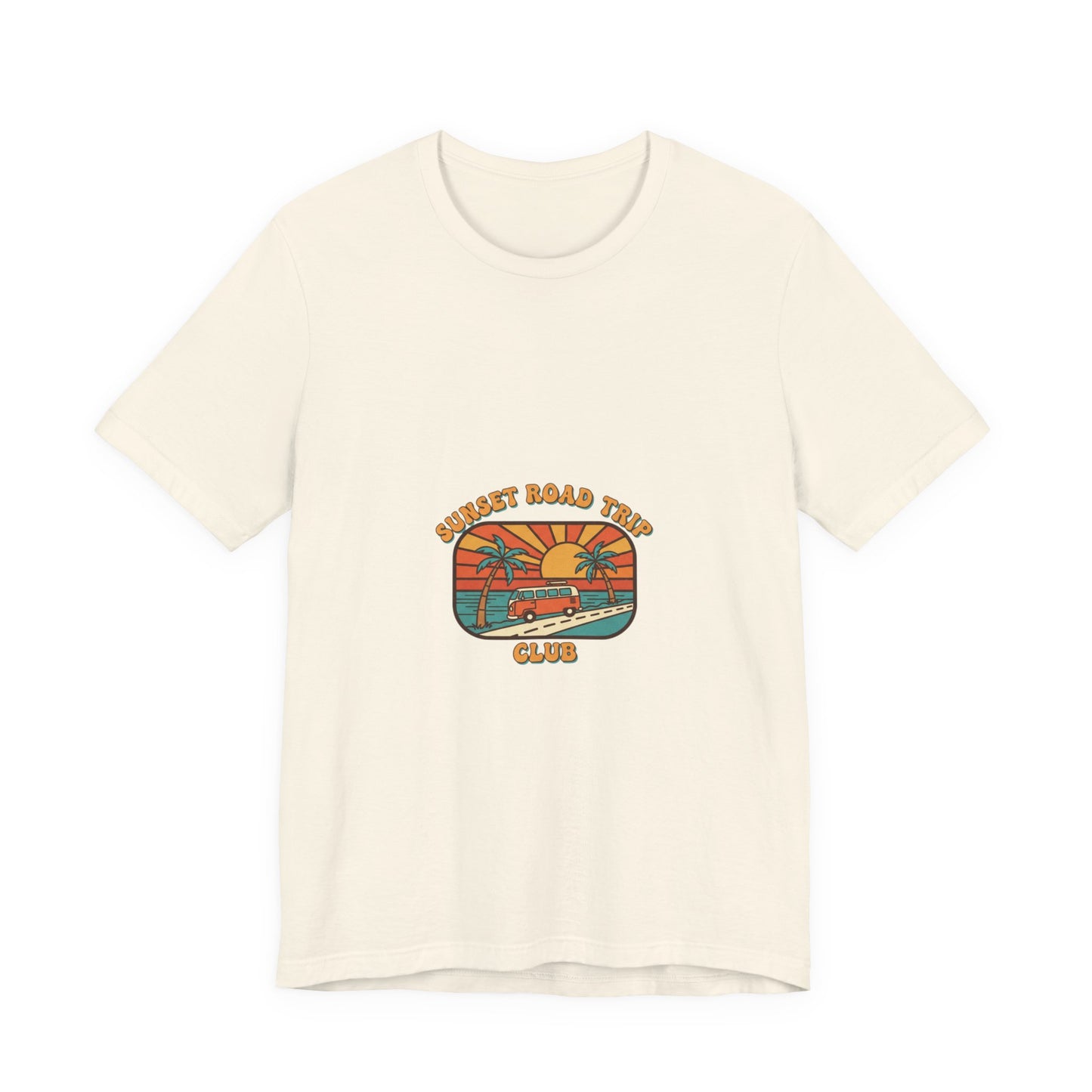 Sunset Road Trip Tee — "Sunset Road Trip Club" Graphic T-Shirt