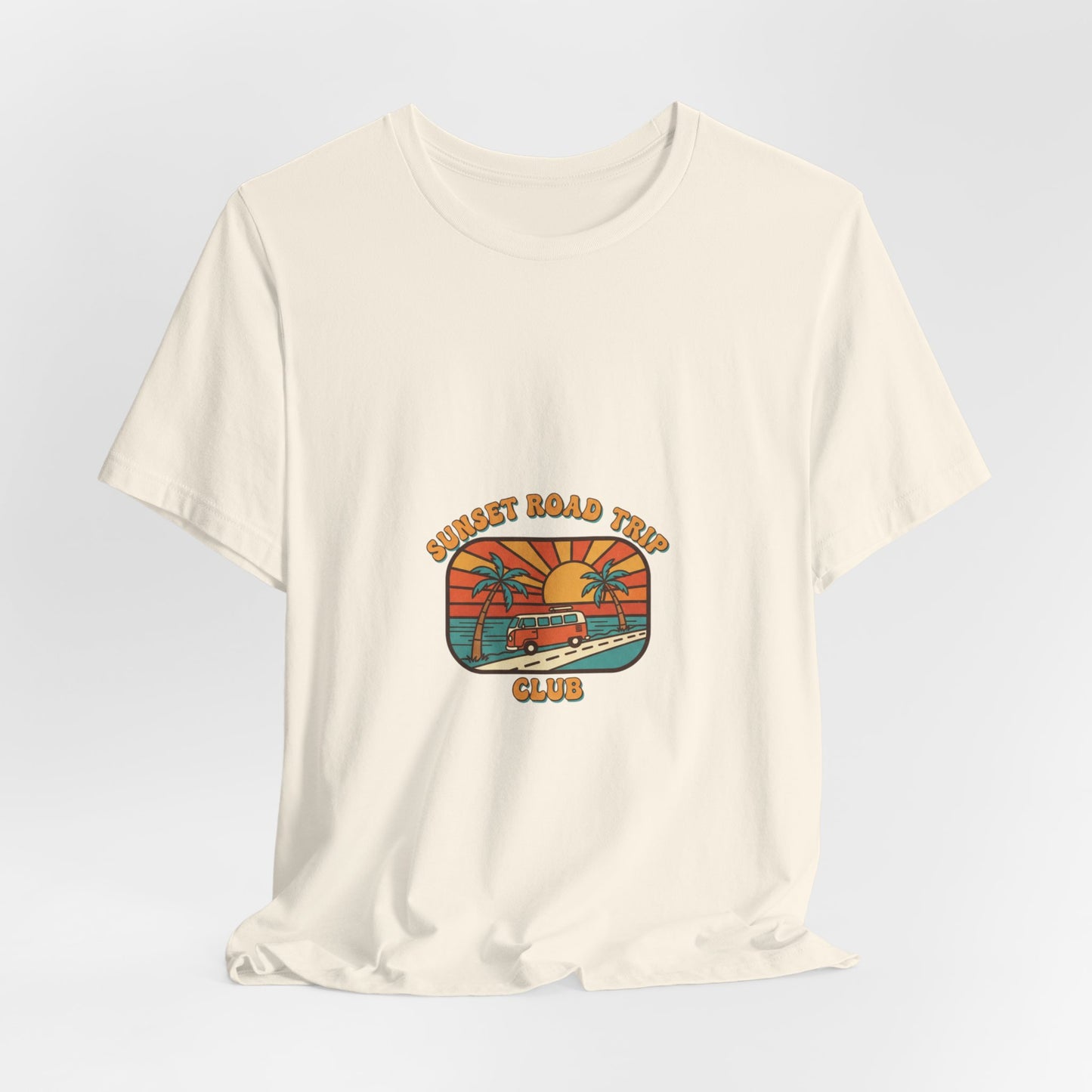 Sunset Road Trip Tee — "Sunset Road Trip Club" Graphic T-Shirt