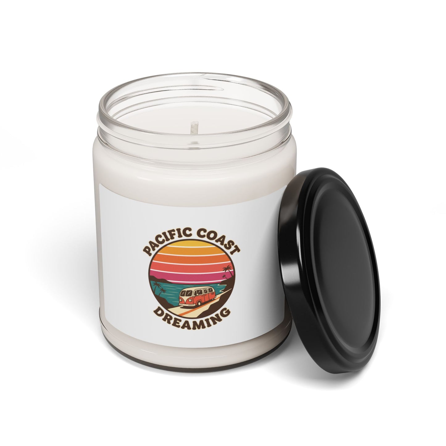 Pacific Coast Dreaming Sunset Candle | Retro 70s Beach Vibes Soy Candle