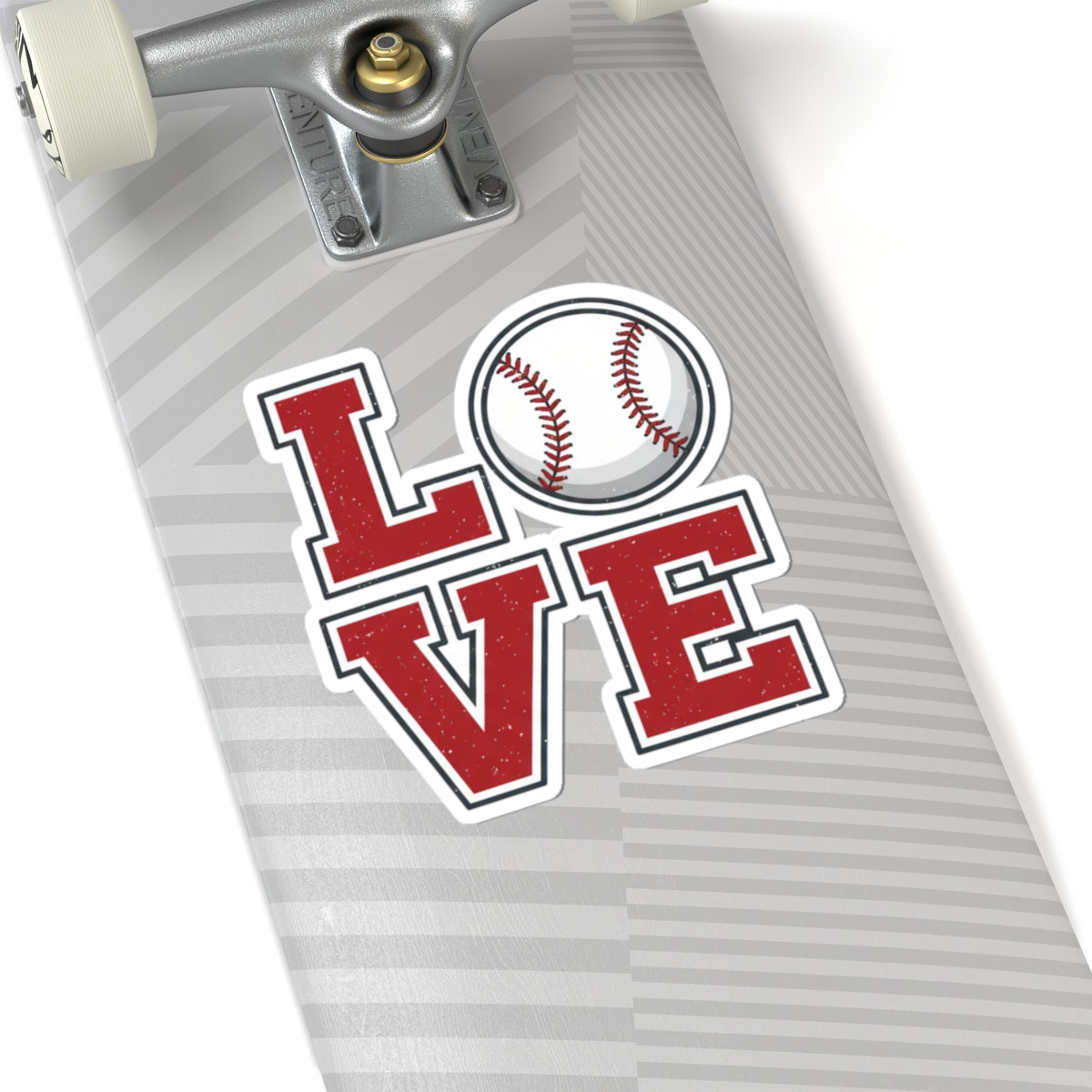 Baseball LOVE Sticker | Waterproof Vinyl Decal