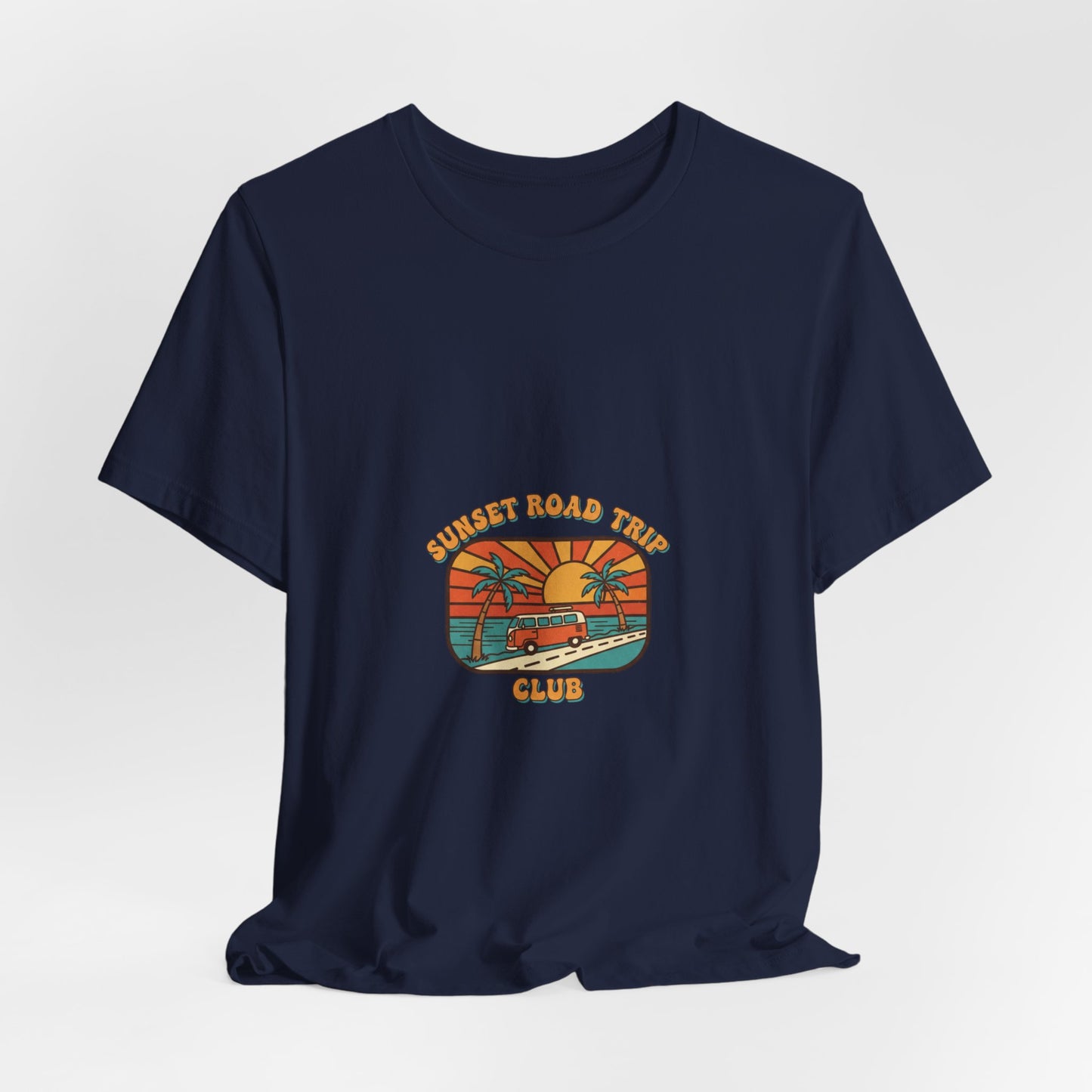 Sunset Road Trip Tee — "Sunset Road Trip Club" Graphic T-Shirt